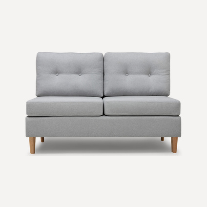 Диван прямой Динс-1 Sherst Grey