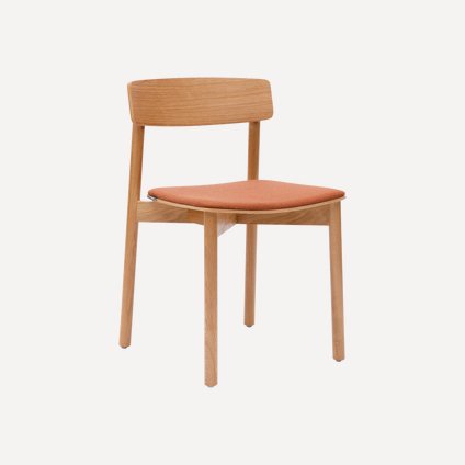 Стул Келтон Рогожка Терракотовый/Натуральный