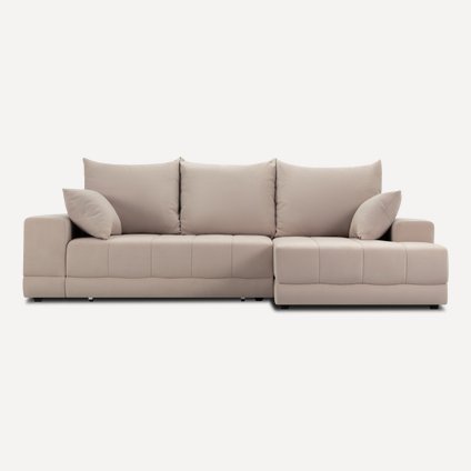 Диван угловой Дарол Velvet Beige
