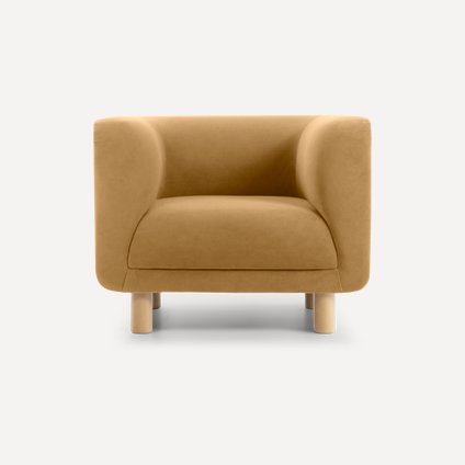 Кресло Венето Velvet Mustard