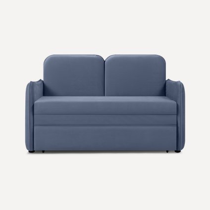 Диван прямой Кейсес 120 Velvet Navy Blue