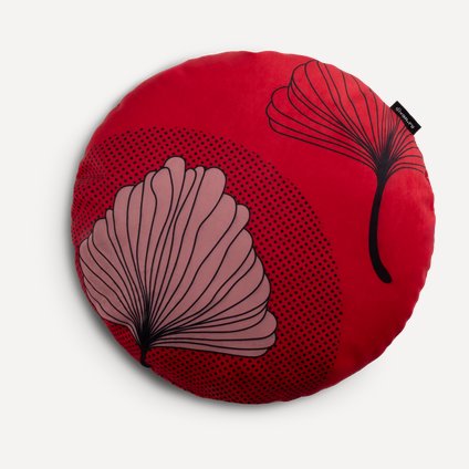 Подушка Рейн Ваби Red