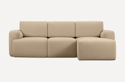 Диван угловой Бонент Velvet Beige