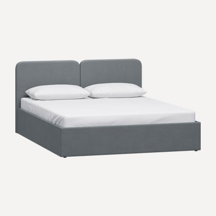 Кровать Вилена 180 Velvet Grafit