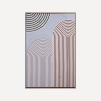 Картина Рельеф Арки Терракотовый 80x120