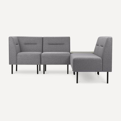 Диван модульный Сэндж 3 Textile Grey