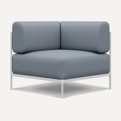Угловое кресло Нолан-W Textile Dusty Blue