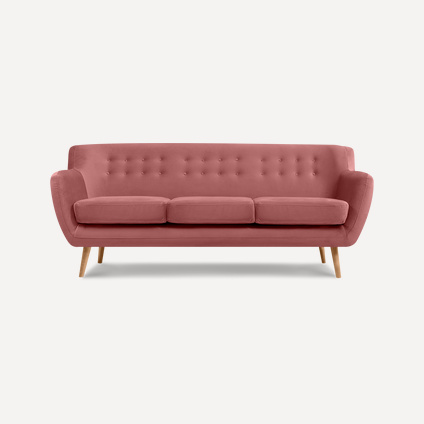 Диван прямой Сите-3 Velvet Coral