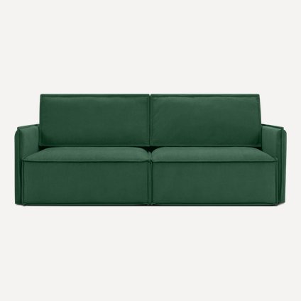 Диван прямой Ольен Velvet Emerald