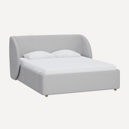 Кровать Юна 180 Bucle Silver