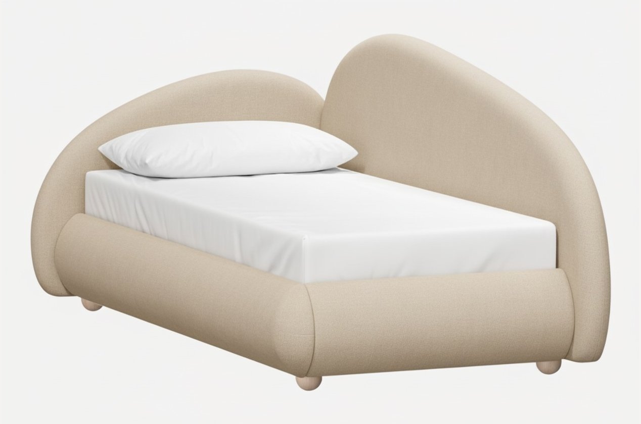 Кровать Табия 90 Ultra Ivory - фото 1 Кровать Табия 90 Ultra Ivory - фото 1