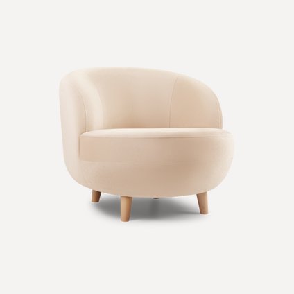 Кресло Иденси Велюр Бежевый