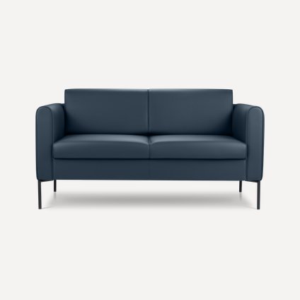 Диван прямой Кинси-2 Экокожа Синий