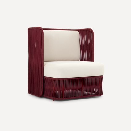 Кресло Ланоси Textile Bordo