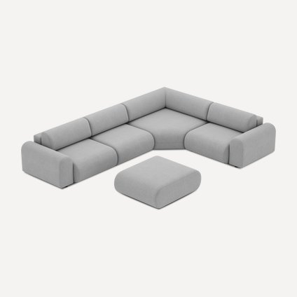 Диван модульный Маиль-6 Bucle Silver