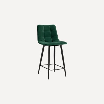 Стул полубарный Дарлен Velvet Green