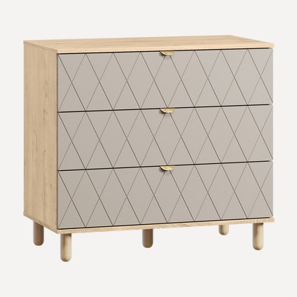 Комод Теджонс 93x85 Ромб Латте/Дуб Ирландский