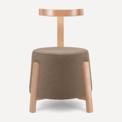 Пуф Гекот Textile Latte