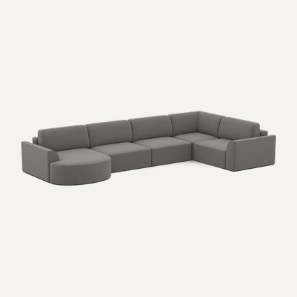 Диван модульный Спейс-М 5 Velvet Grey