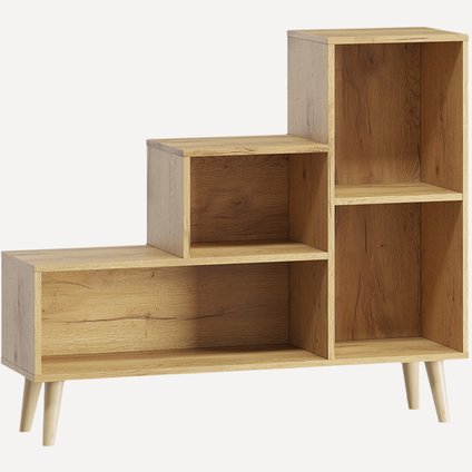 Стеллаж Бриз-1 Дуб Золотистый уценка