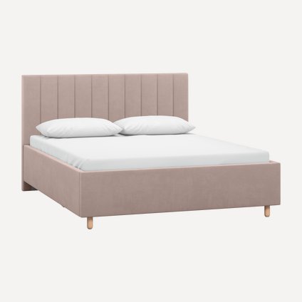 Кровать Адель 180 Velvet Coffe