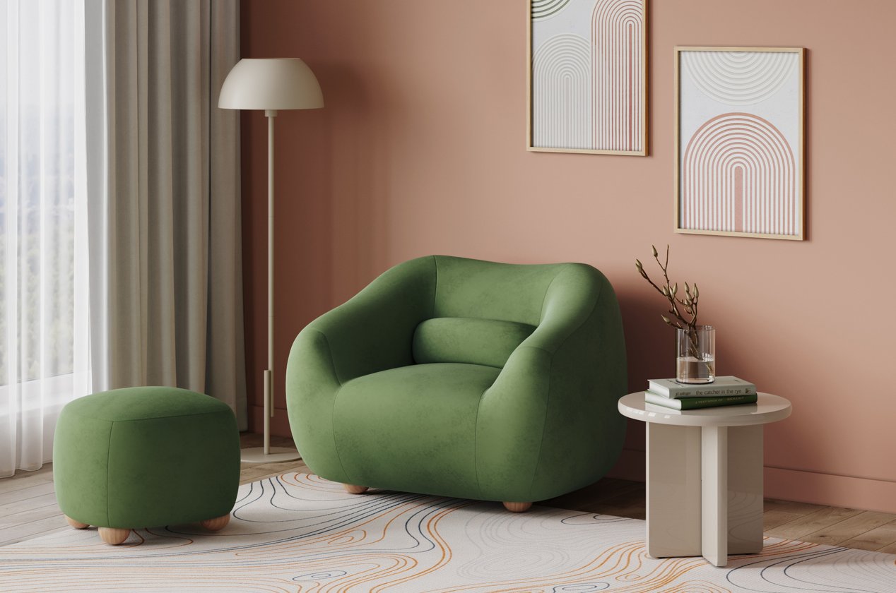 Торшер Ларри Beige - фото 2