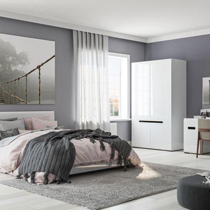 Спальня модульная Лион-3 Белый