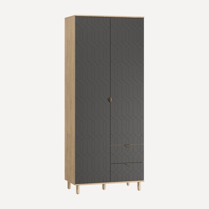 Распашной шкаф Теджонс-2 Deco Grafit