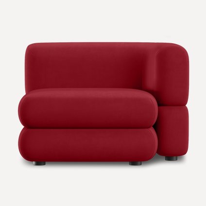 Кресло Brera-10 Velour Cherry