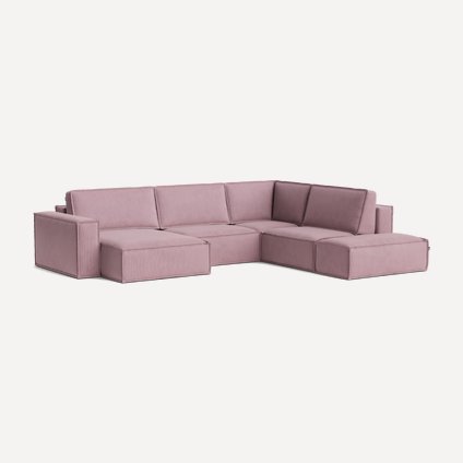 Диван модульный Этен 1 Vertical Pink