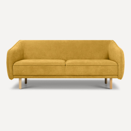 Диван прямой Коренс-3 Happy Yellow