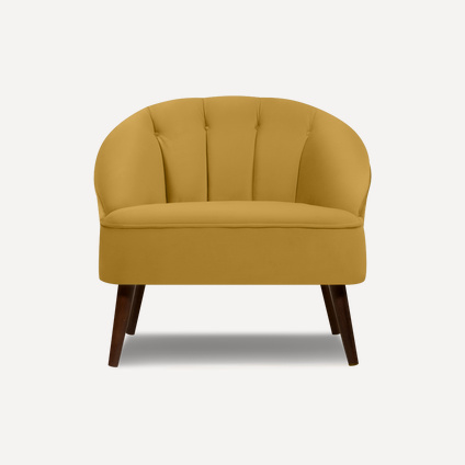 Кресло Мона Velvet Yellow