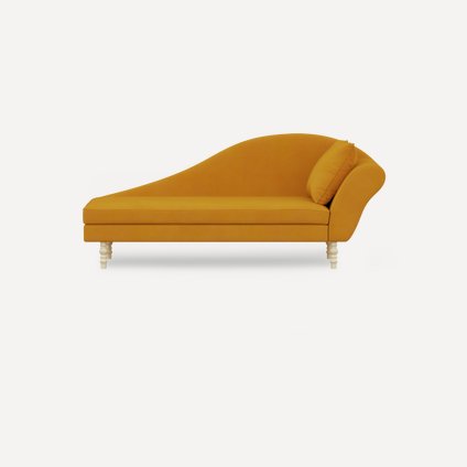 Кушетка Манс Velvet Yellow