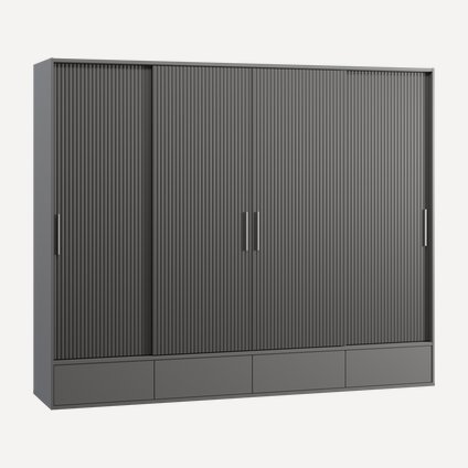 Шкаф-купе Беррингтон 4.1-267x220 Графитовый