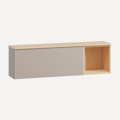 Полка Элвуд-1 Latte Plywood