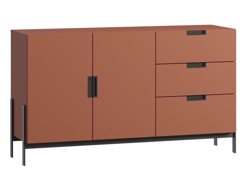 Тумба Лигес 153x87 Терракотовый