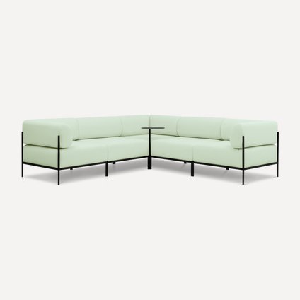 Диван модульный Нолан-B 2 Textile Olive