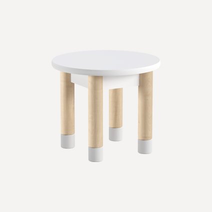 Стул детский Плампи Белый/Древесный