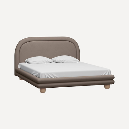 Кровать Ева 160 Barhat Latte распродажа