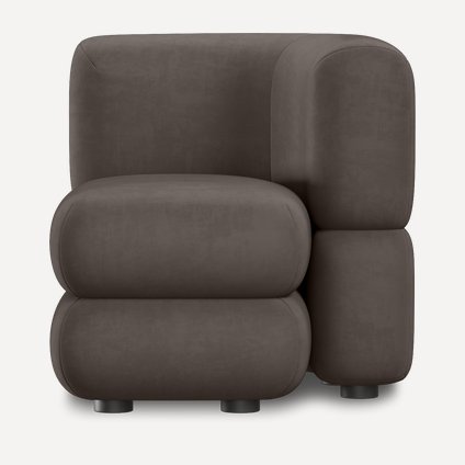 Кресло Brera-12 Velour Stone