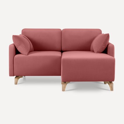 Диван угловой Льери Мини Velvet Coral