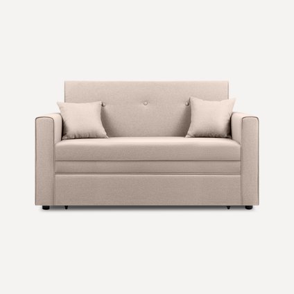 Диван прямой Види Рогожка Кремовый