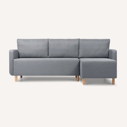 Диван угловой Беллер Textile Silver