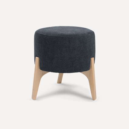 Пуф Лидо Велюр Графитовый