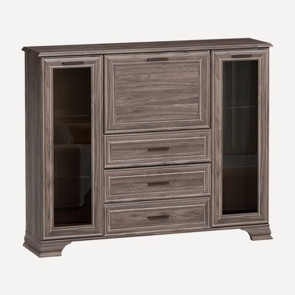 Сервант Тиффани-1 Орех Элия