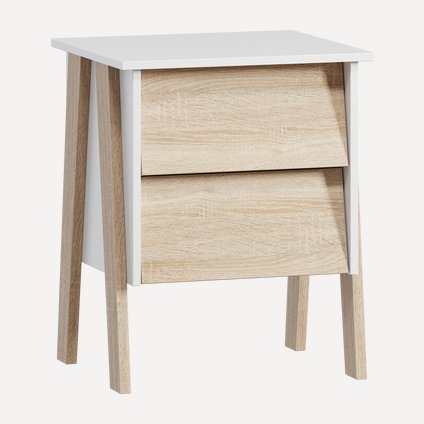 Тумба прикроватная Маккаби White