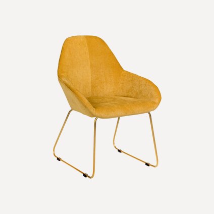 Стул Кент-5 Velvet Yellow