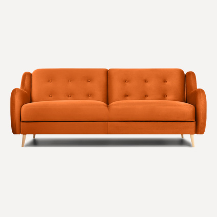 Диван прямой Бриес Barhat Ginger