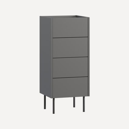 Комод Дигарс 43x102 Графитовый