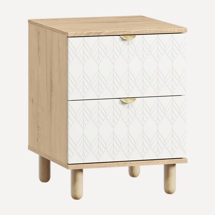 Тумба прикроватная Теджонс Leaf Milk